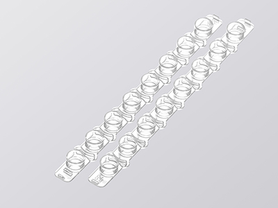 联盖首尾不同标识， 方便识别方向