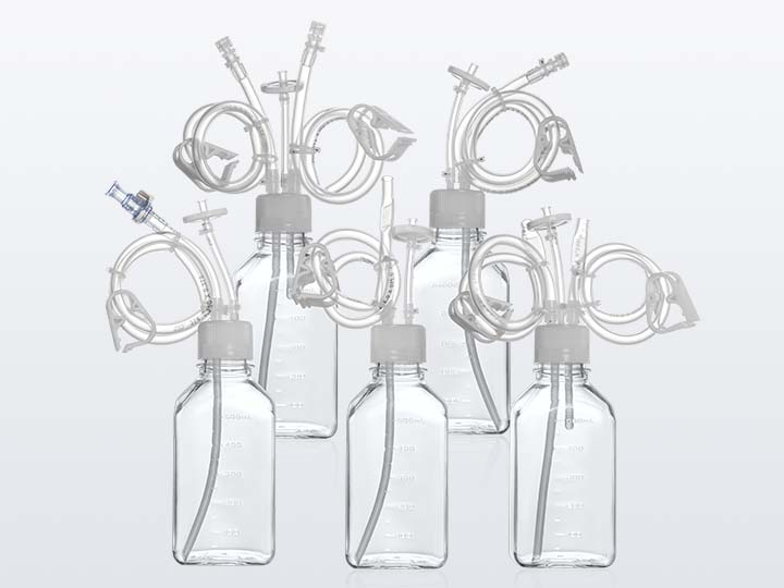 培养基方瓶密闭系统,管路